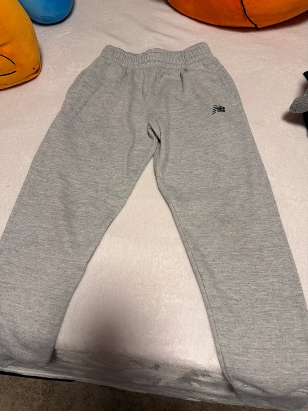 New Balance Kids Gray Fleece Joggers